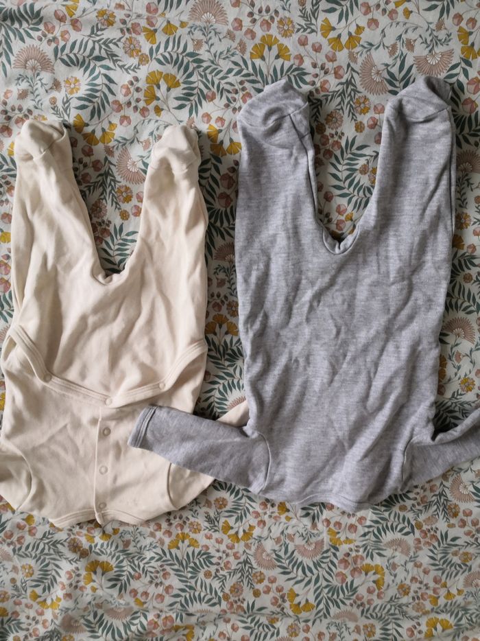 Lot 2 pyjamas coton 1mois - photo numéro 5