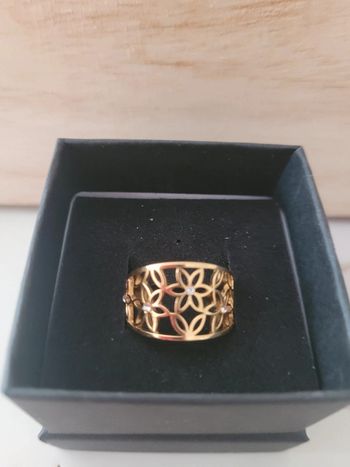 Bague en acier inoxydable taille 55