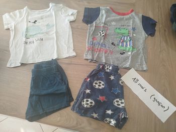 Lot deux pyjama short