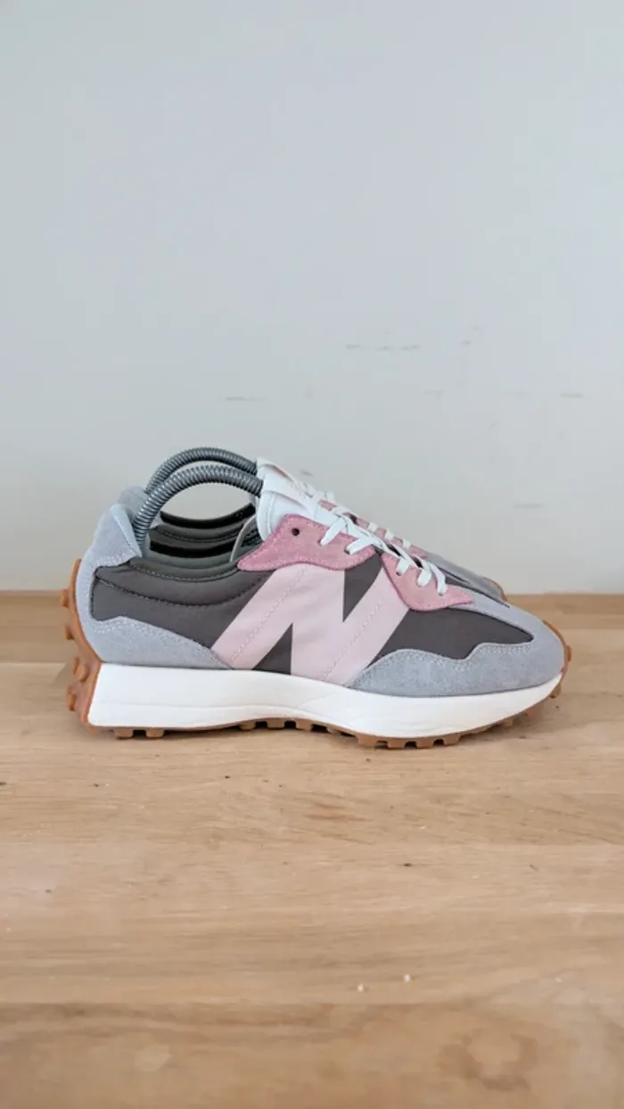 New Balance 327 kaki rose - photo numéro 3