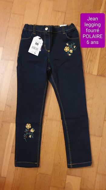 Jean slim legging fourré Sergent major