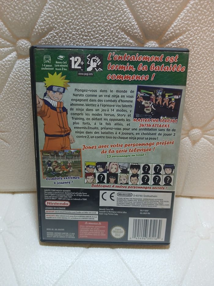 Naruto Clash of Ninja Nintendo GameCube complet PAL VF - photo numéro 2