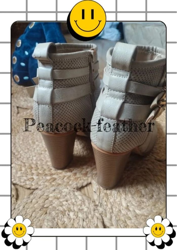 Bottines talons beiges 36 - photo numéro 6