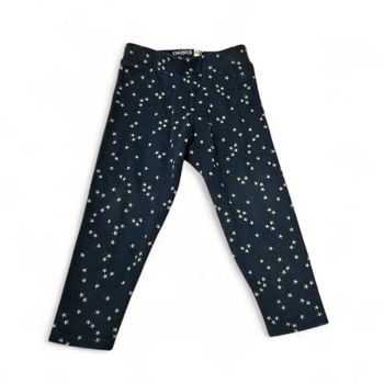 Leggine laine bleu foncé blanc 3 ans petit Okaidi