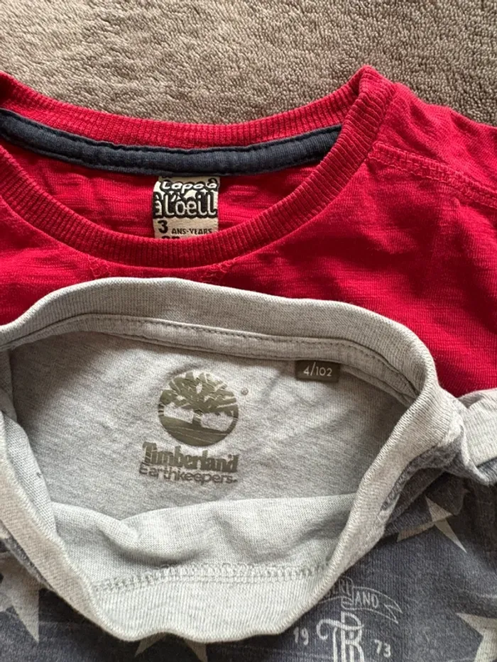 Lot de 2 t-shirt manches longues 3 ans - photo numéro 4
