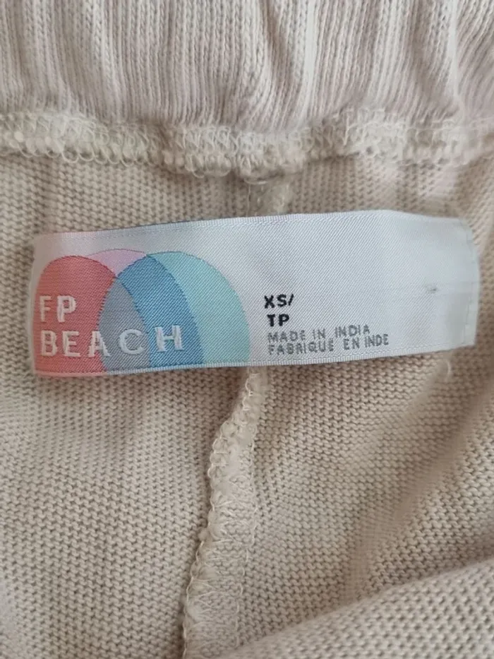 Robe longue bohème Sable 100% coton volant, ouverture dos Free People XS/34 aussi 36 - photo numéro 8