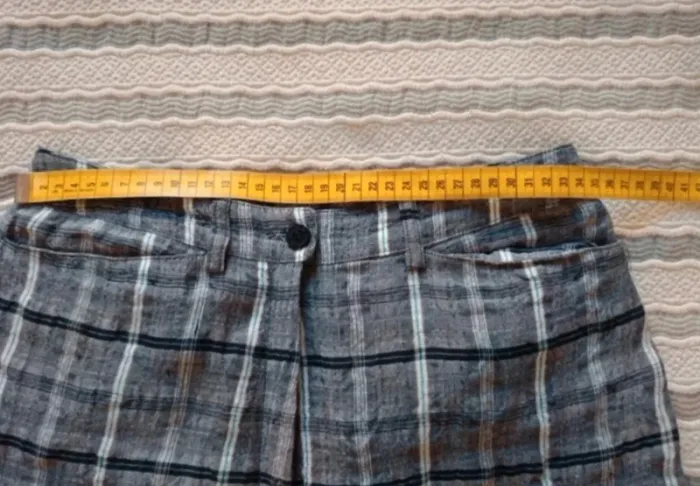 Pantalon Teenflo vintage neuf, jamais porté, taille haute, 70% lin - photo numéro 6
