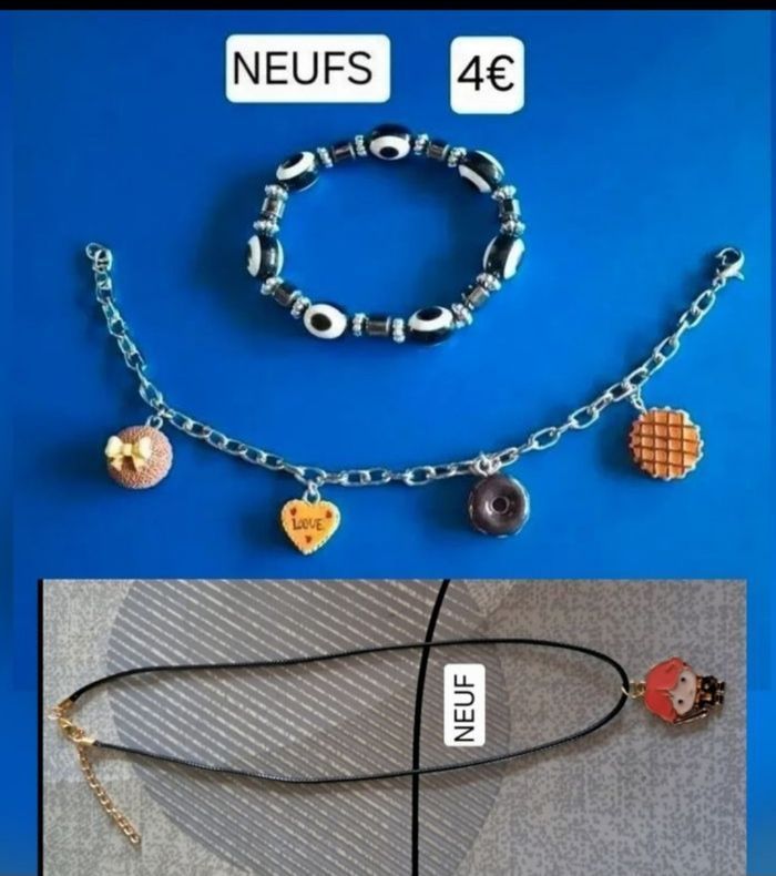 Bijoux fantaisie pour fille "Bracelets et collier"