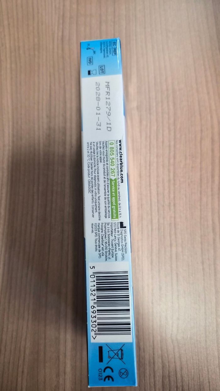 Test de grossesse Clearblue digitale nombre de semaines - photo numéro 2