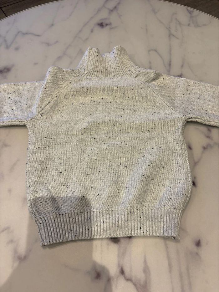 Pull col roulé gris garçon - photo numéro 6