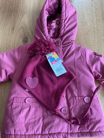 Lot 6 mois  manteau bonnet neuf