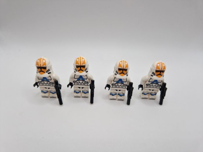 Figurines type lego 4 clones de la légion d'Ashoka star wars - photo numéro 5