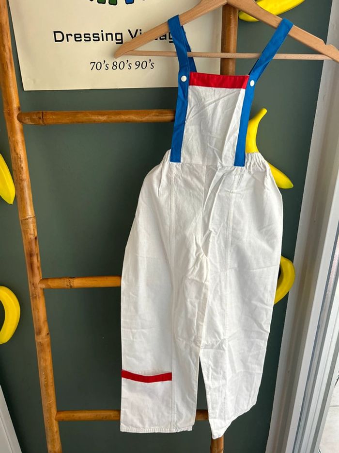 Salopette vintage color block 5-6ans - photo numéro 5