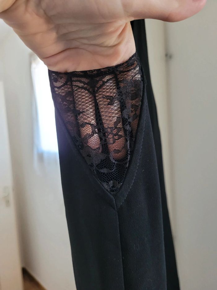 Robe noire manche courte - photo numéro 2