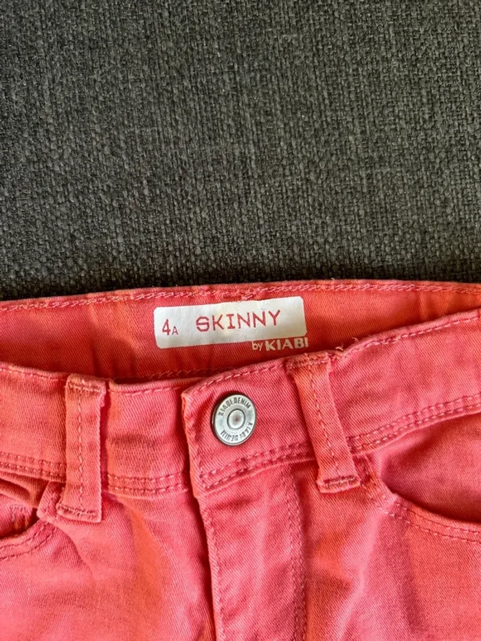 Pantalon skinny fille, kiabi 4 ans - photo numéro 2