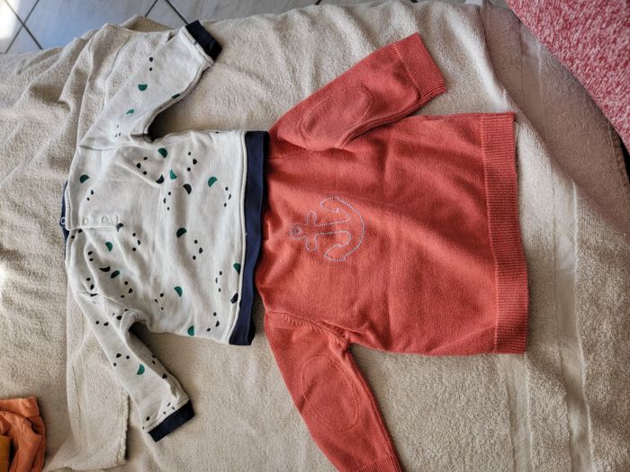 Lot de 4 pulls 9 mois garçon - photo numéro 5