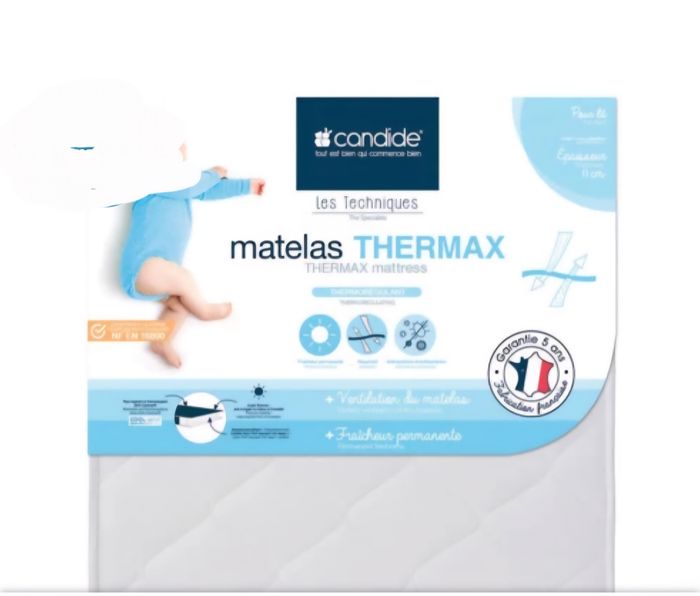 Matelas thermax candide 60x120