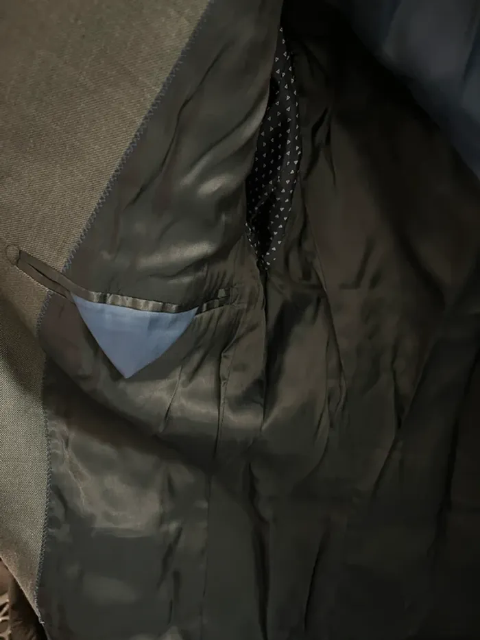 Veste de costume grise Célio Slim Taille 46 - photo numéro 4