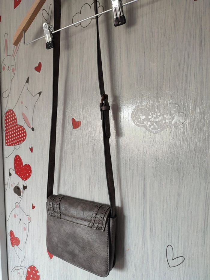 Sac pochette gris - photo numéro 5