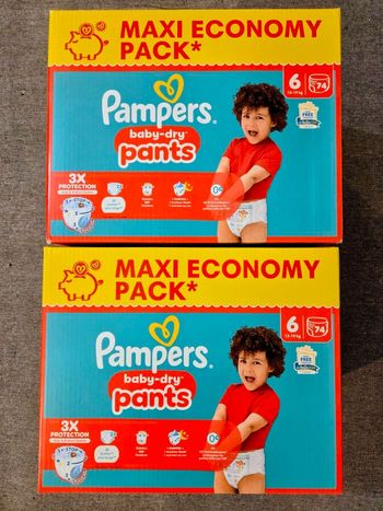 Lot couches pampers pants taille 6