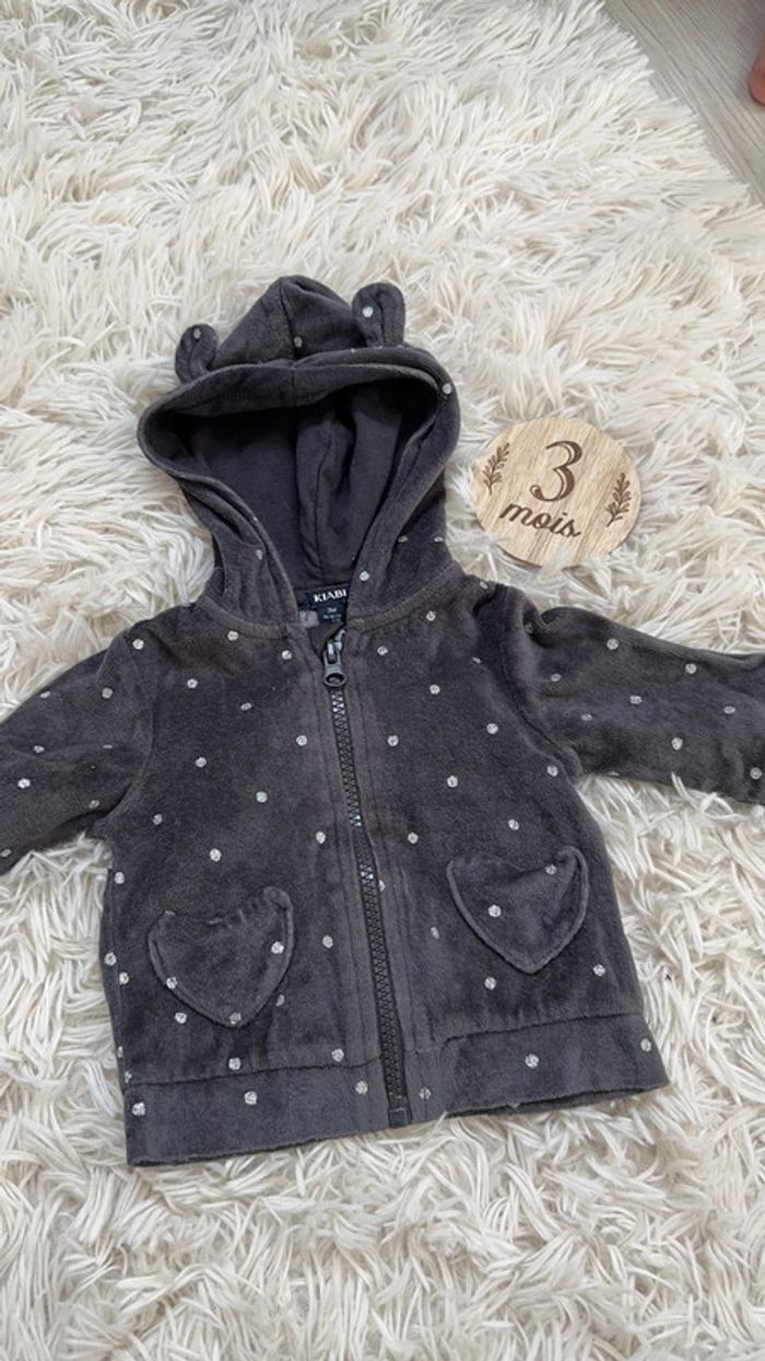 Veste à capuche 3 mois kiabi