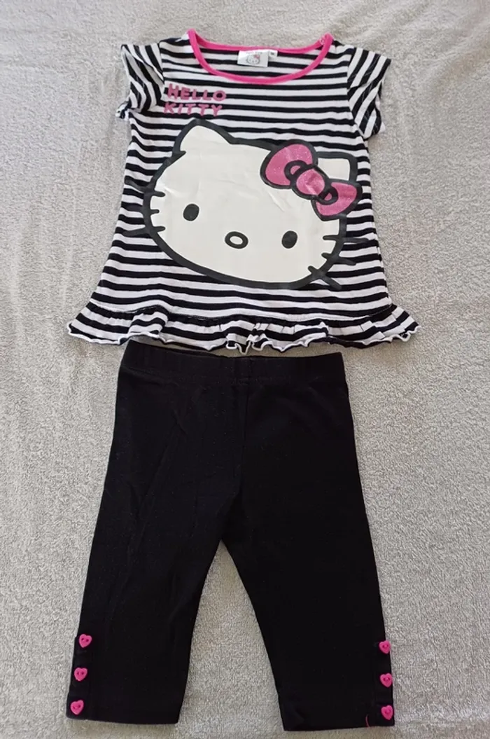 Ensemble Hello Kitty (réf perso F-I15)(familleac72)