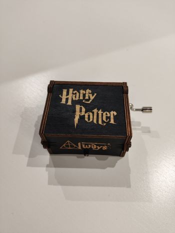 Boîte à Musique Mécanique, en bois, à Manivelle, Harry Potter Hedwig's Theme