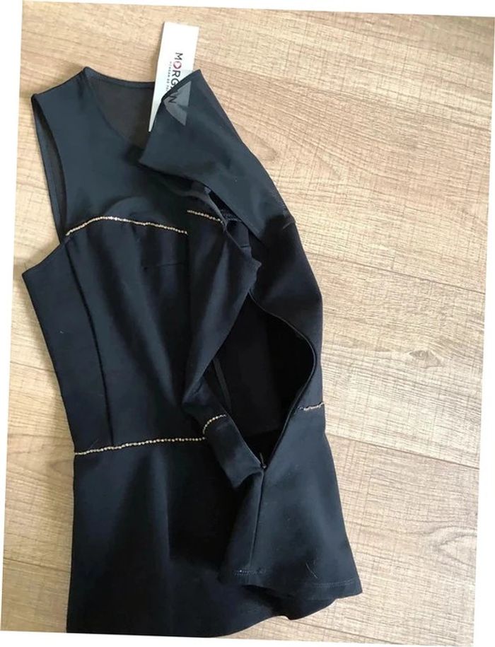 Haut noir et doré neuf sans manches Morgan taille S (valeur 35€) - photo numéro 14