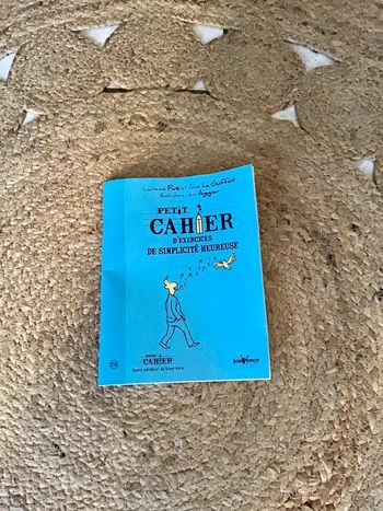 Livre petit Cahier d’exercices de simplicité heureuse