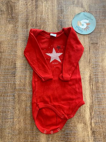 Bodie rouge petit bateau 6 mois
