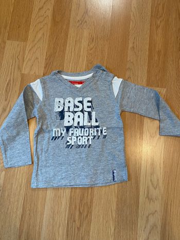 Tee shirt base ball 18 mois