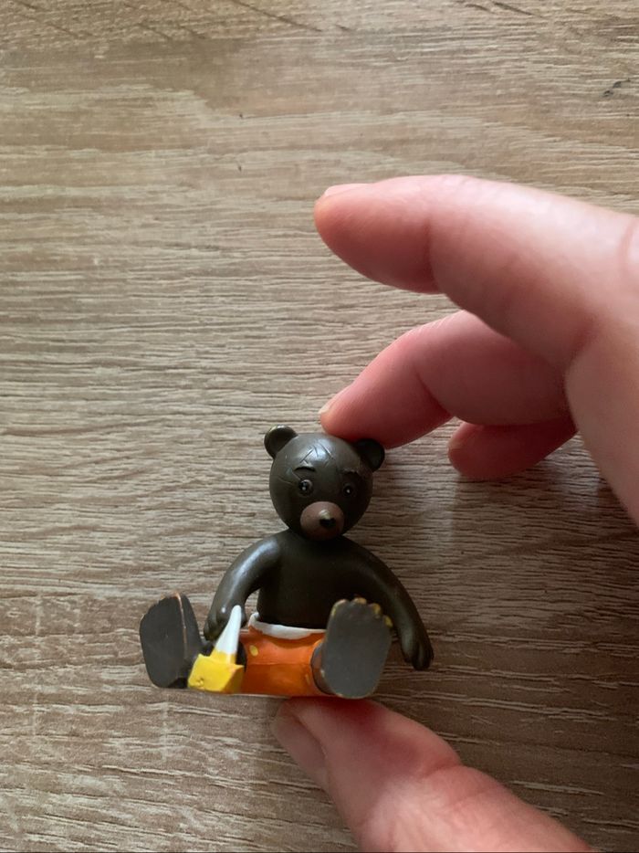5 figurines petit ours brun à la plage - photo numéro 6