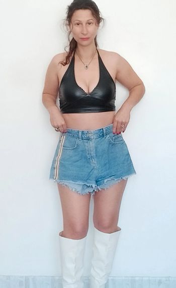 Short court en jean 38