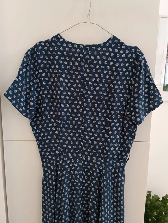 Robe vintage longue boutonnée évasée - photo numéro 10