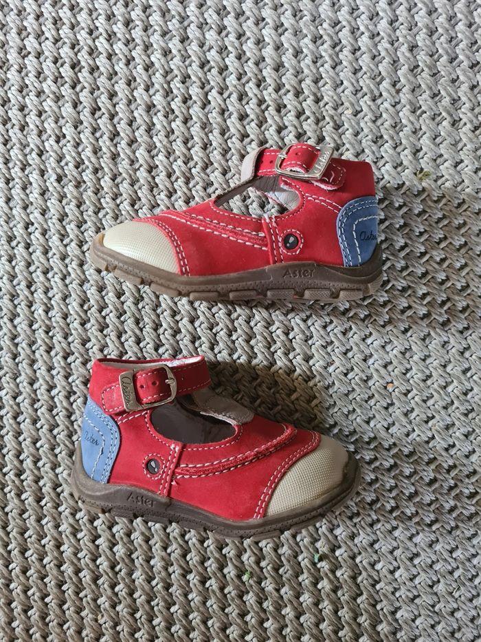 Sandales cuir mixte - T20 - photo numéro 7