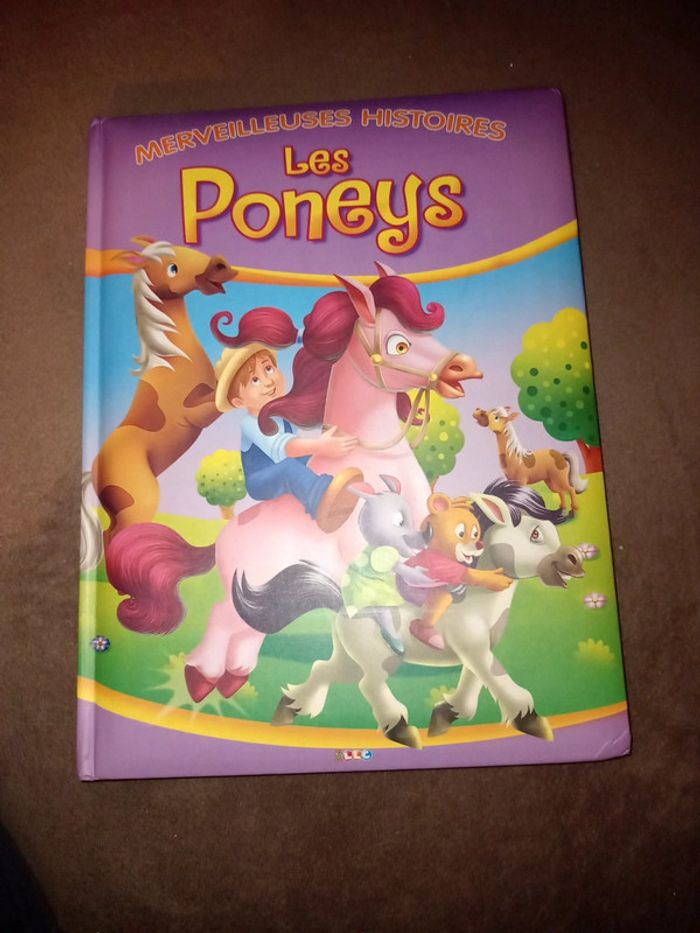 Livre merveilleuses histoires les poneys