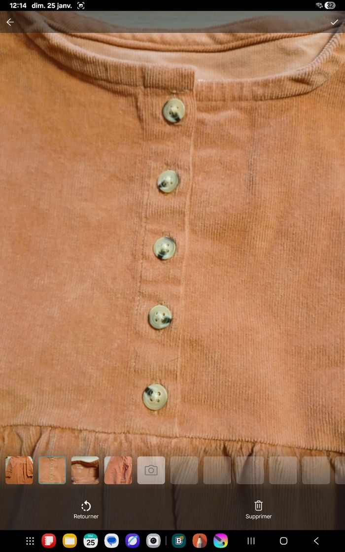 Robe velours 10 ans GF 71 - photo numéro 2