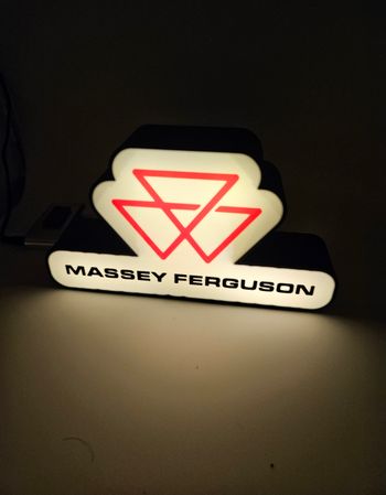 Lampe lumineuse à led massey fergusson