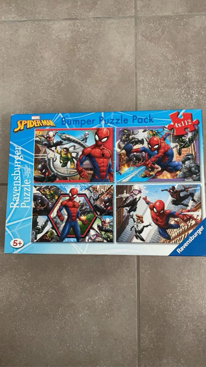 4 puzzles SpiderMan Ravensburger