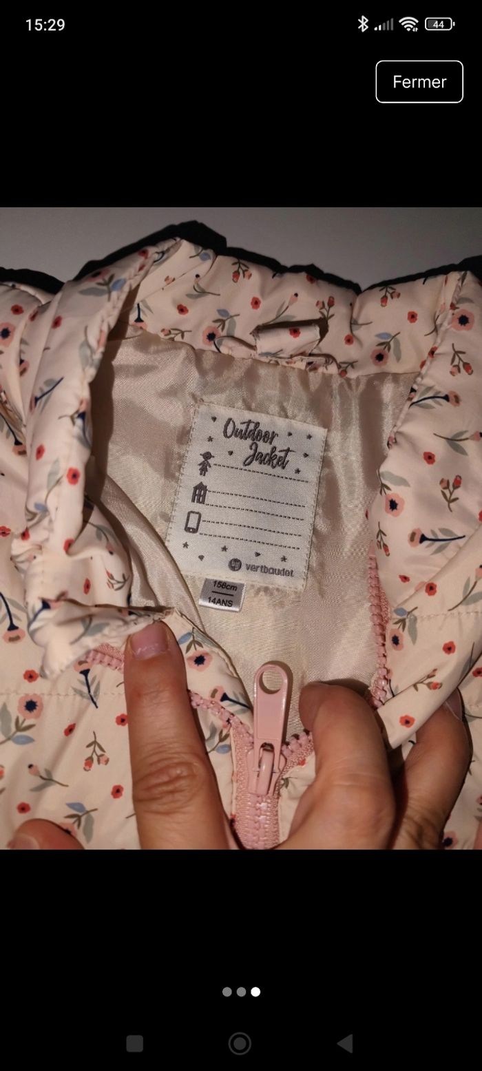 Doudoune sans manche Vertbaudet 14 ans - photo numéro 3