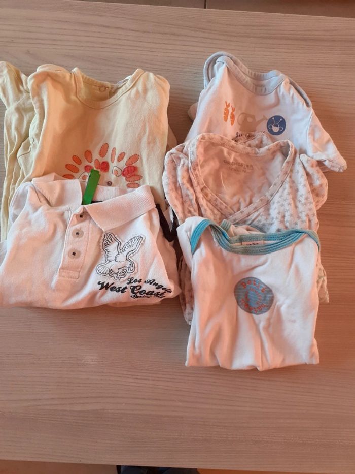 Lot de 5 vêtements 12 mois garçon été