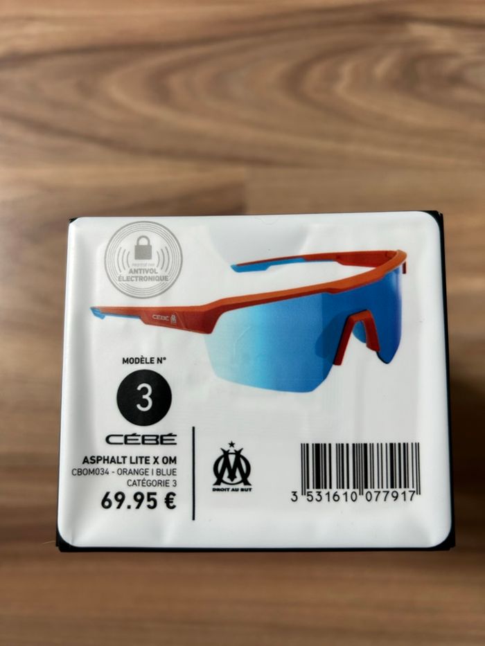 Lunettes de Soleil Cébé – Asphalt Lite x OM (Olympique de Marseille) Neuve - photo numéro 2