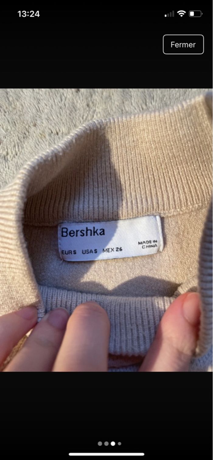 Pull beige Bershka - photo numéro 2