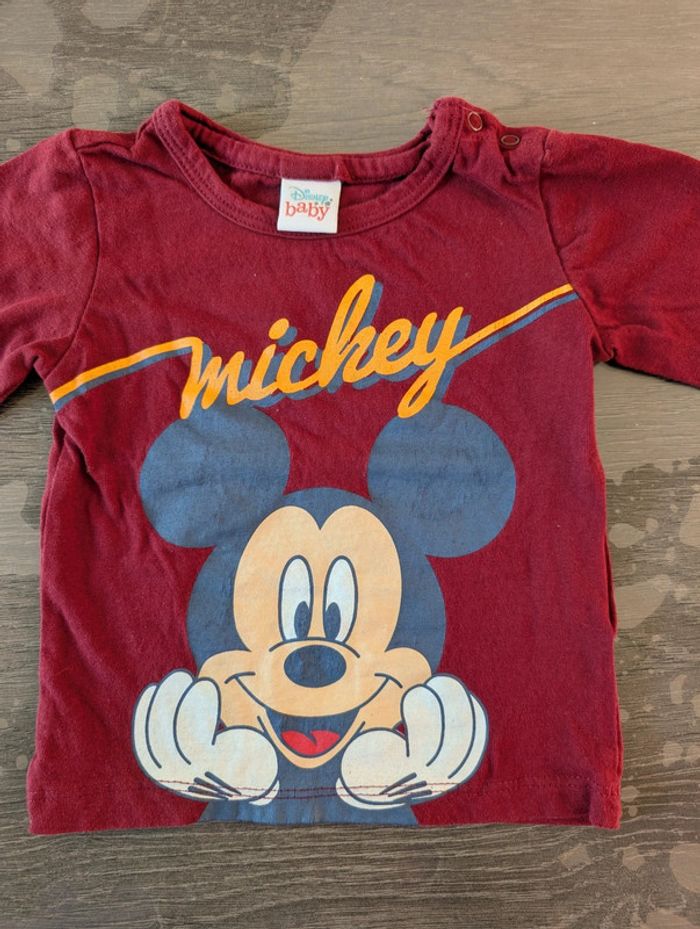 T-shirt manches longues Disney Mickey