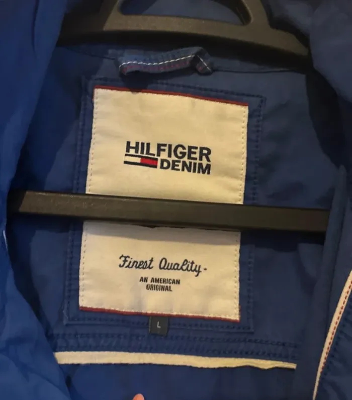 Veste Tommy Hilfiger bleu vintage - photo numéro 6