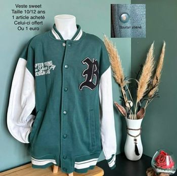 Veste sweet  Taille 10/12 ans  