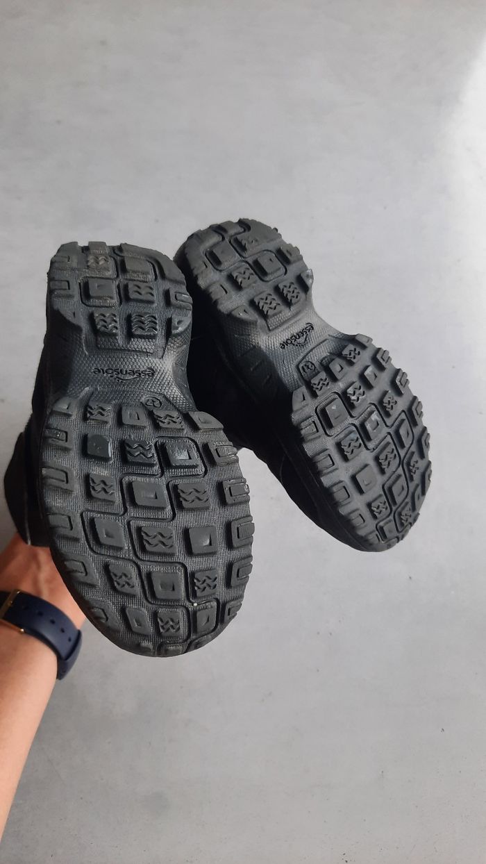 Bottes de neige ski luge montagne noir mixte pointure 27 quechua decathlon - photo numéro 4