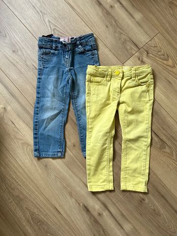 Lot 2 jeans vertbaudet