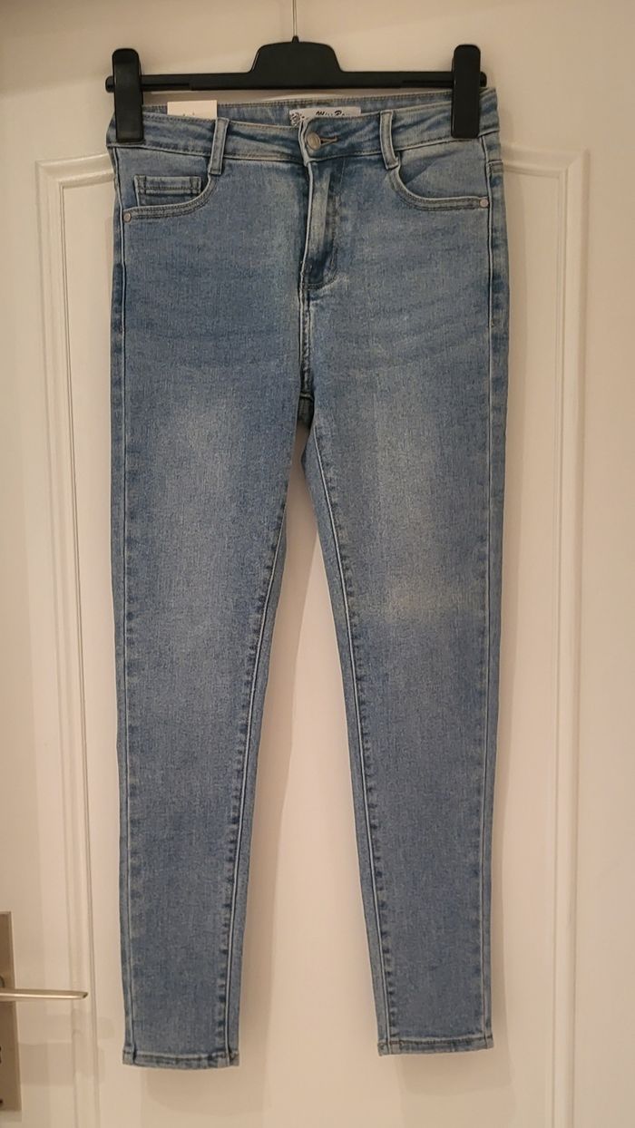 Miss Bon Jegging/Jean TS/TFr36 -Bleu-A la fois Jean&Legging-Neuf avec Etiquette - photo numéro 3