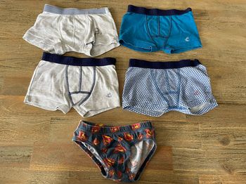 Lot boxers petit bateau